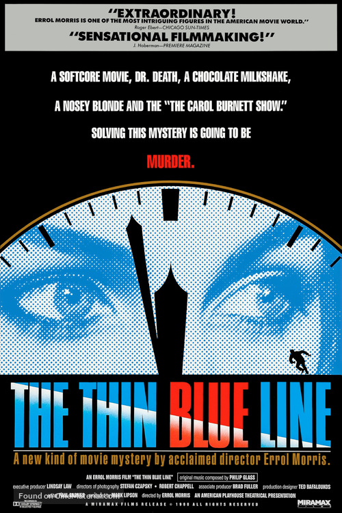 The Thin Blue Line - Movie Poster