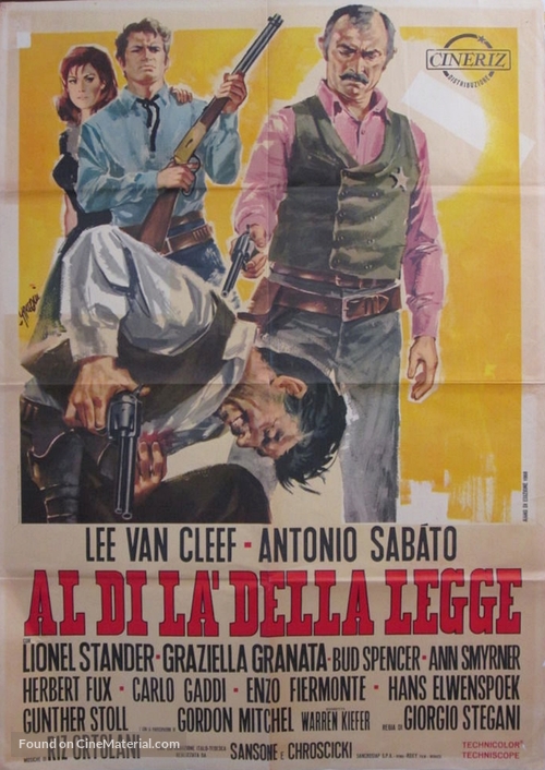 Al di l&agrave; della legge - Italian Movie Poster