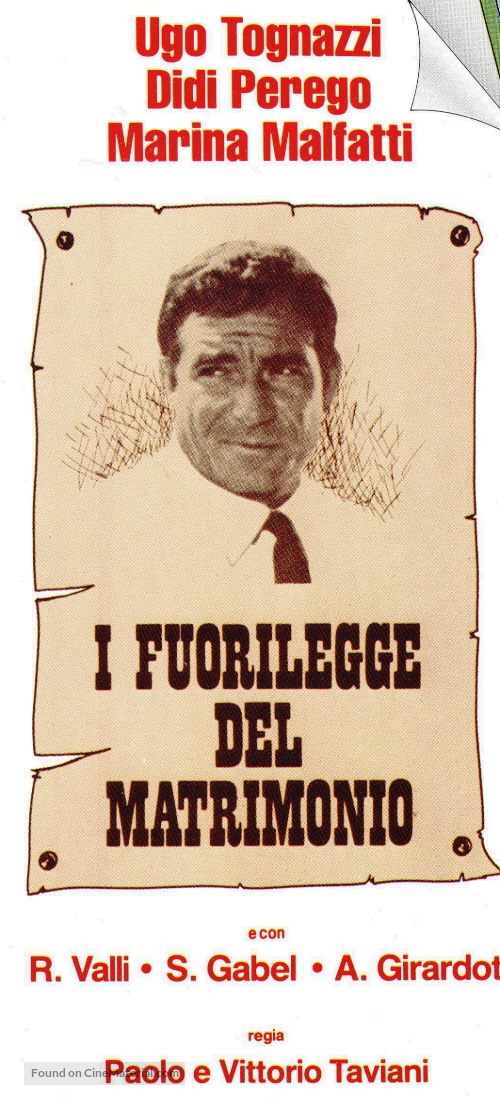 Fuorilegge del matrimonio, I - Italian Movie Poster