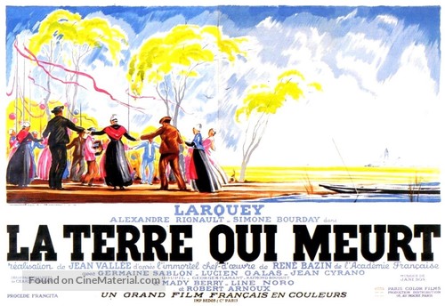 La terre qui meurt - French Movie Poster