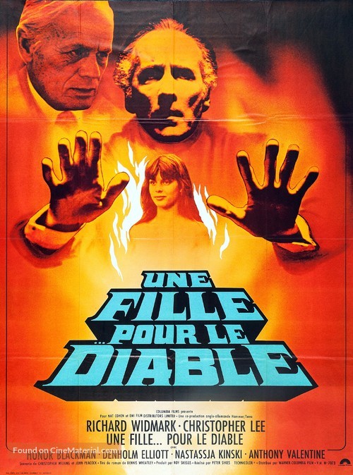 To the Devil a Daughter - French Movie Poster