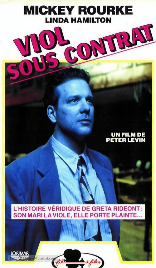 Rape and Marriage: The Rideout Case - French VHS movie cover