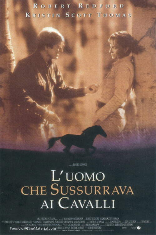 The Horse Whisperer - Italian Movie Poster