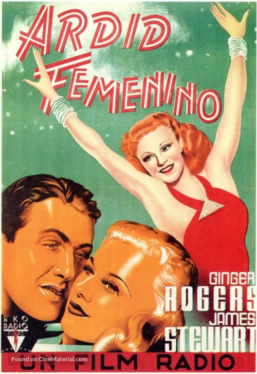 Vivacious Lady - Spanish Movie Poster