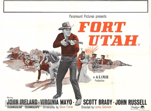 Fort Utah - British Movie Poster