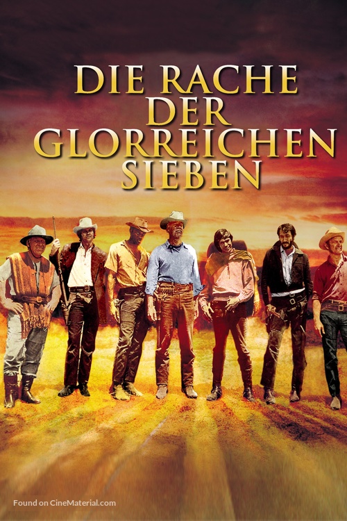 Guns of the Magnificent Seven - German Movie Cover