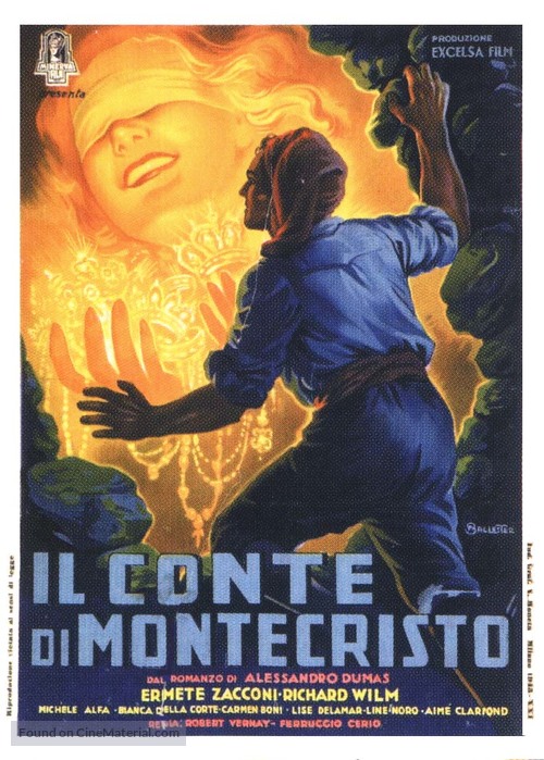 Le comte de Monte Cristo, 1&egrave;re &eacute;poque: Edmond Dant&egrave;s - Italian Movie Poster