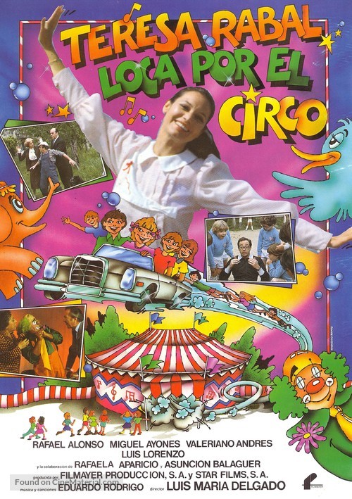 Loca por el circo - Spanish Movie Poster