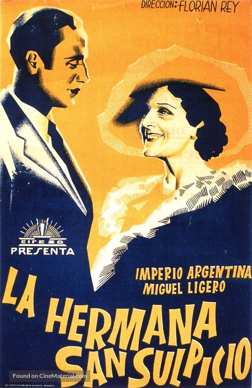 La hermana San Sulpicio - Spanish Movie Poster