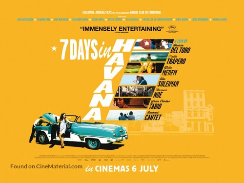 7 d&iacute;as en La Habana - British Movie Poster