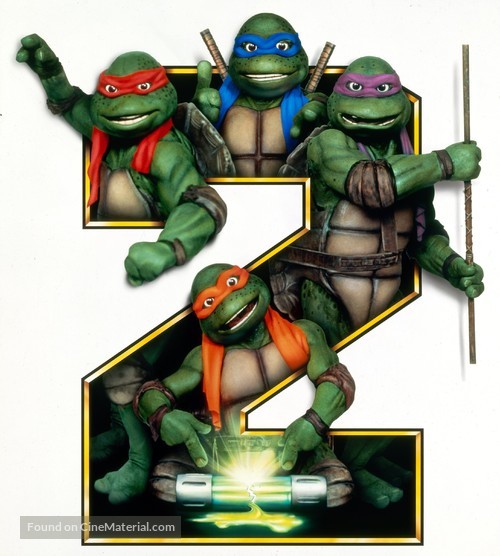 Teenage Mutant Ninja Turtles II: The Secret of the Ooze - Key art