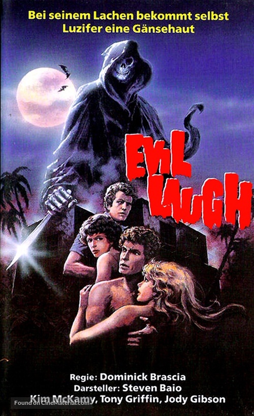 Evil Laugh - German VHS movie cover