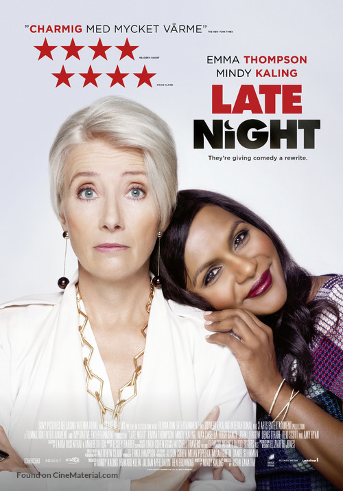 Late Night - Swedish Movie Poster