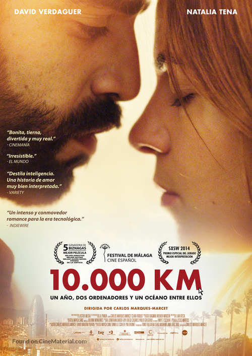 10.000 Km - Spanish Movie Poster