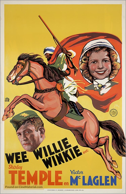 Wee Willie Winkie - Dutch Movie Poster