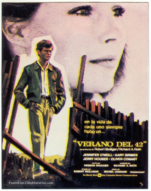 Summer of &#039;42 - Spanish Movie Poster