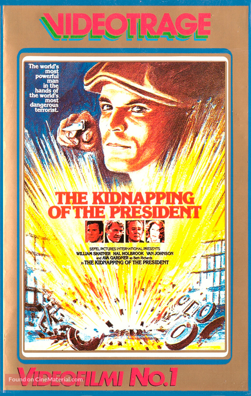 The Kidnapping of the President - Finnish VHS movie cover