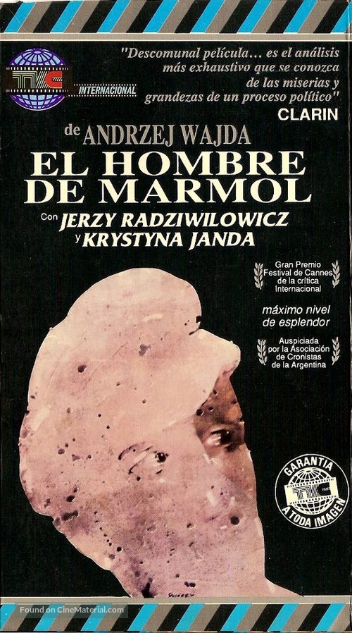 Czlowiek z marmuru - Argentinian Movie Cover