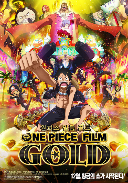 One Piece Film Gold - South Korean Movie Poster