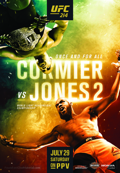 UFC 214: Cormier vs. Jones 2 - Movie Poster