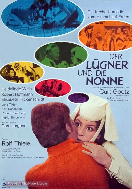 Der L&uuml;gner und die Nonne - German Movie Poster