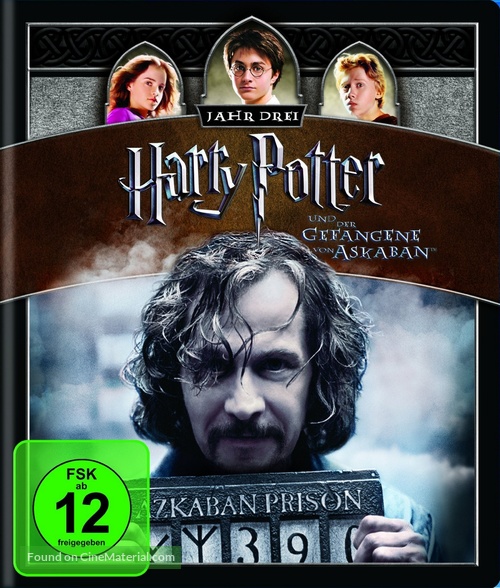 Harry Potter and the Prisoner of Azkaban - German Blu-Ray movie cover