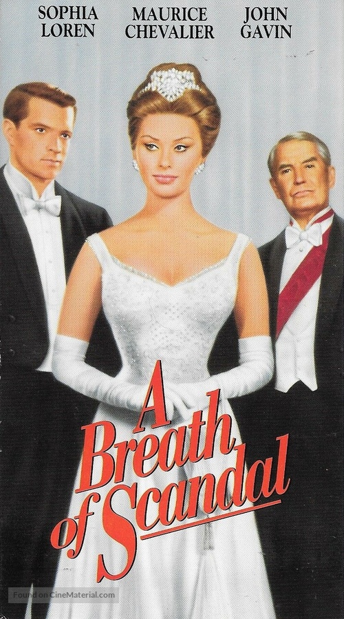 A Breath of Scandal - VHS movie cover