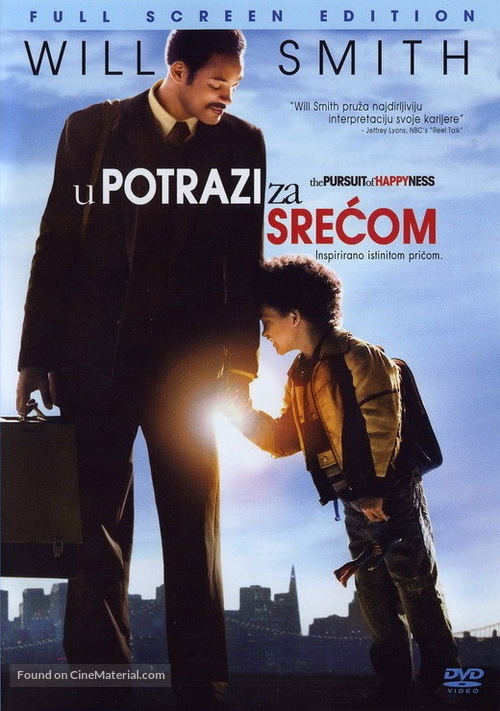 The Pursuit of Happyness - Croatian Movie Cover