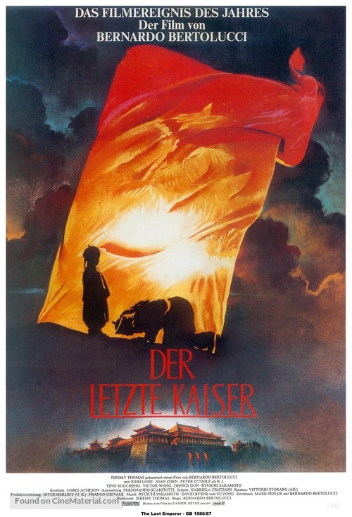 The Last Emperor - German Movie Poster