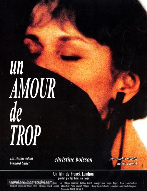 Un amour de trop - French Movie Poster