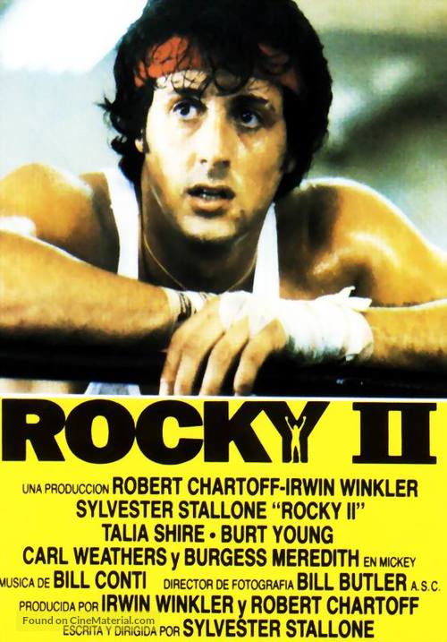 Rocky II - Spanish Movie Poster