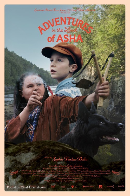 Jules au pays d&#039;Asha - Canadian Movie Poster