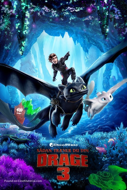 How to Train Your Dragon: The Hidden World - Danish Movie Cover