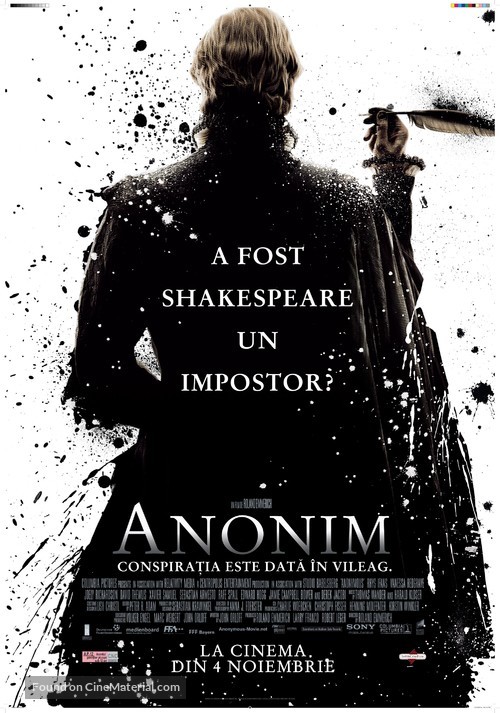 Anonymous - Romanian Movie Poster