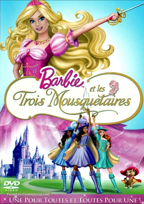 Barbie and the Three Musketeers - French DVD movie cover
