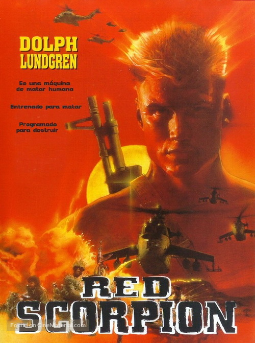 Red Scorpion - Spanish DVD movie cover