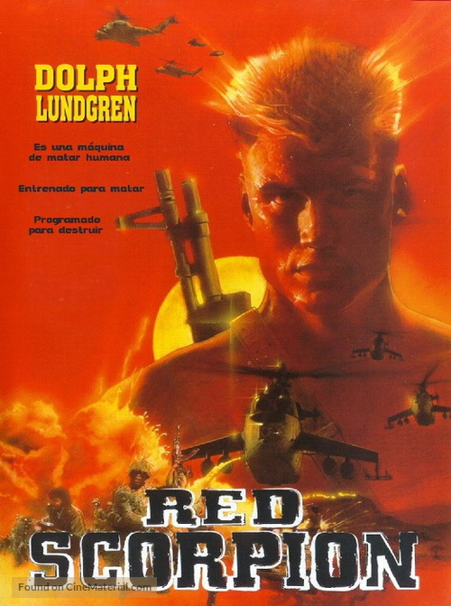 Red Scorpion - Spanish DVD movie cover