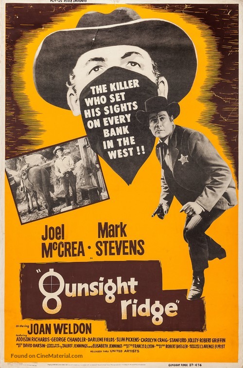 Gunsight Ridge - Movie Poster