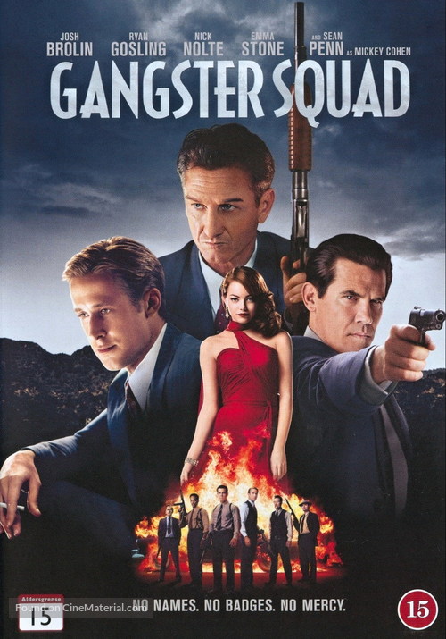 Gangster Squad - Danish DVD movie cover