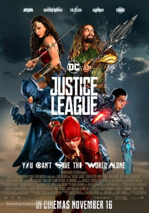 Justice League - Lebanese Movie Poster