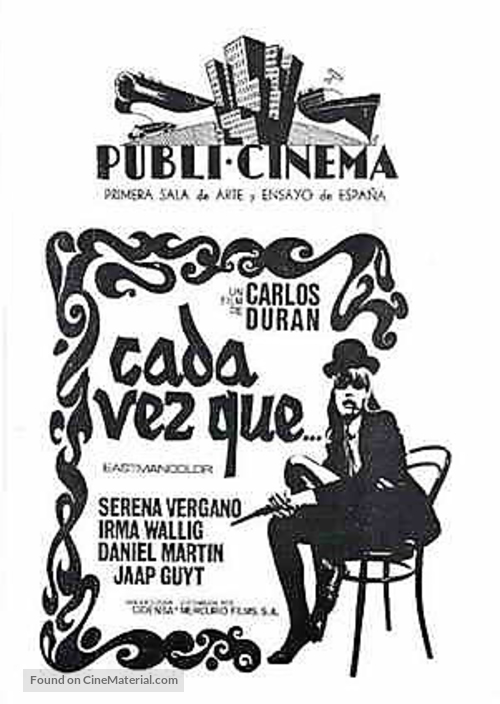 Cada vez que... - Spanish poster