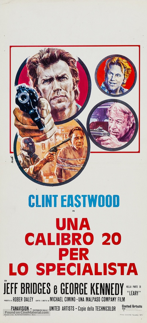 Thunderbolt And Lightfoot - Italian Movie Poster