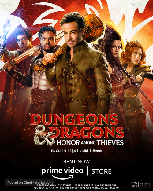 Dungeons &amp; Dragons: Honor Among Thieves - Indian Movie Poster