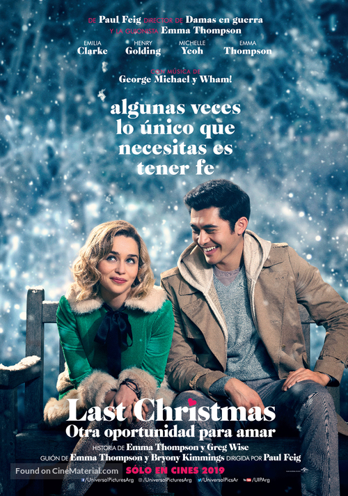Last Christmas - Argentinian Movie Poster