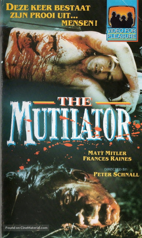 The Mutilator - Dutch Movie Cover