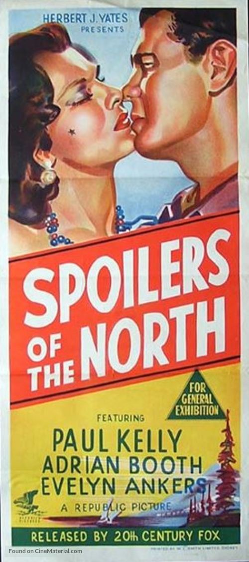 Spoilers of the North - Australian Movie Poster