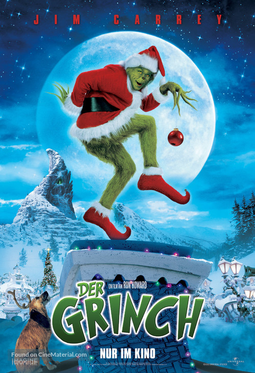 How the Grinch Stole Christmas - German Movie Poster