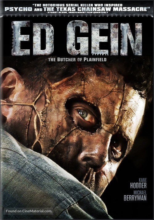 Ed Gein: The Butcher of Plainfield - DVD movie cover