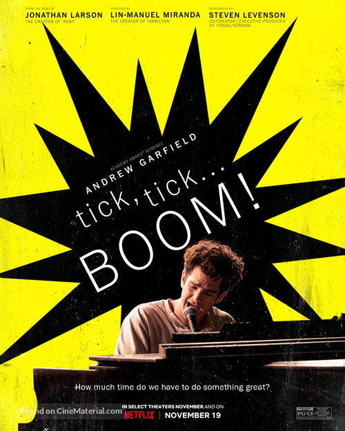 Tick, Tick... Boom! - Movie Poster