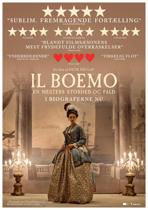 Il Boemo - Danish Movie Poster